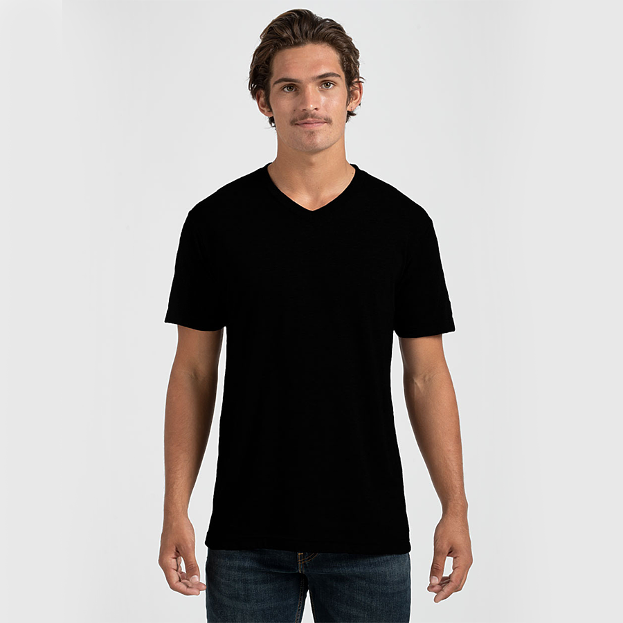 Tultex 207 - Unisex Poly-Rich V-Neck Tee