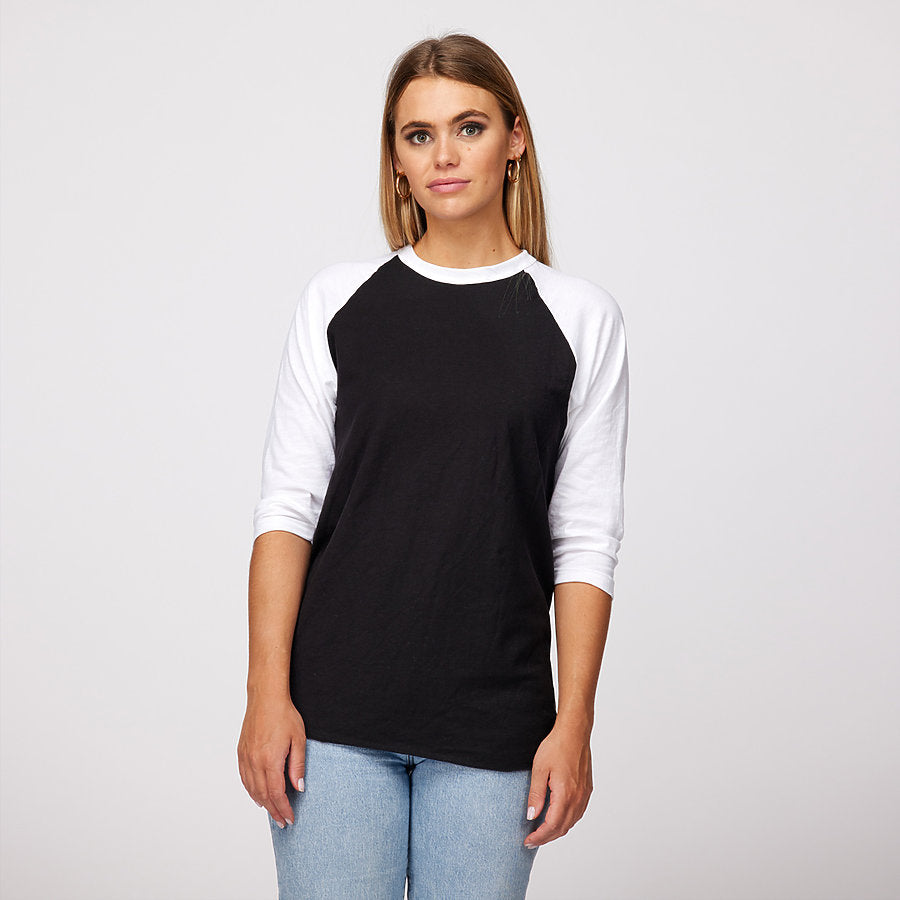 Tultex 245 - Unisex Fine Jersey Raglan Tee