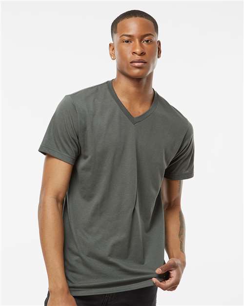Tultex 207 - Unisex Poly-Rich V-Neck Tee