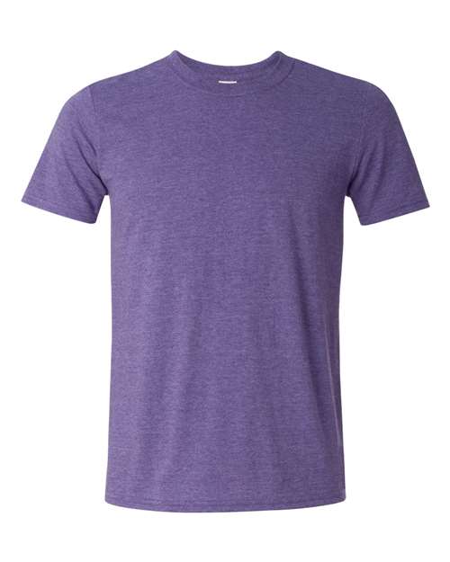 Gildan 64000 - Adult Softstyle® Unisex T-Shirt. Heather Purple