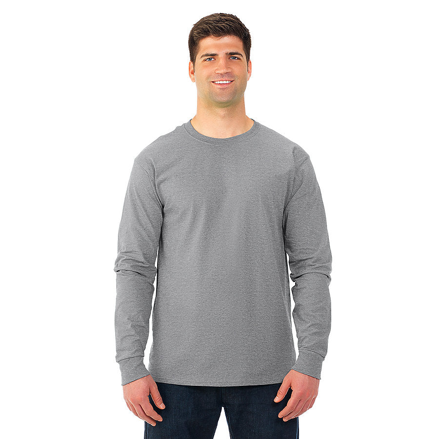 Fruit of the Loom 4930 Adult 5 oz. HD Cotton™ Long-Sleeve T‑Shirt