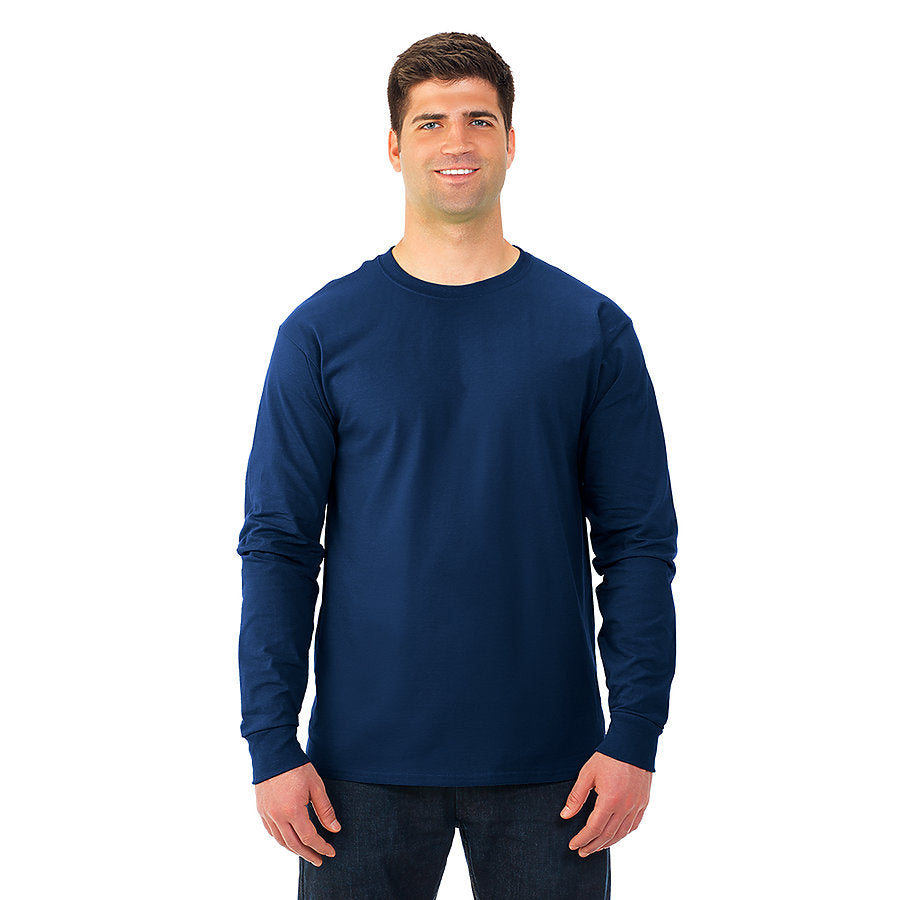 Fruit of the Loom 4930 Adult 5 oz. HD Cotton™ Long-Sleeve T‑Shirt