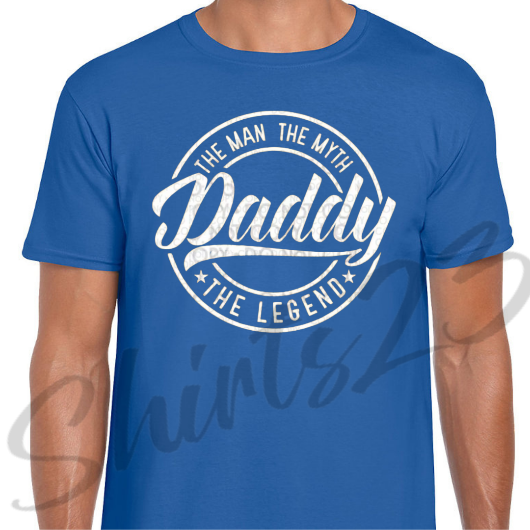 Daddy (Dad) Completed Shirt (great Father's Day)