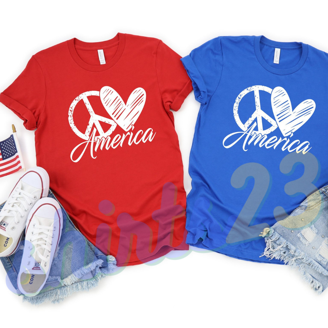Unisex 4th of July, America Custom Shirt- RTS