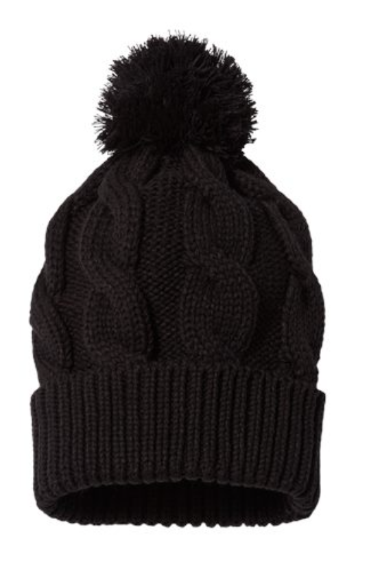Chunk Twist Cuffed Beanie Hat