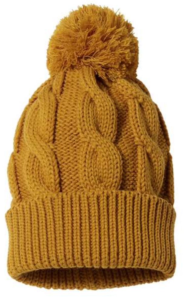 Chunk Twist Cuffed Beanie Hat