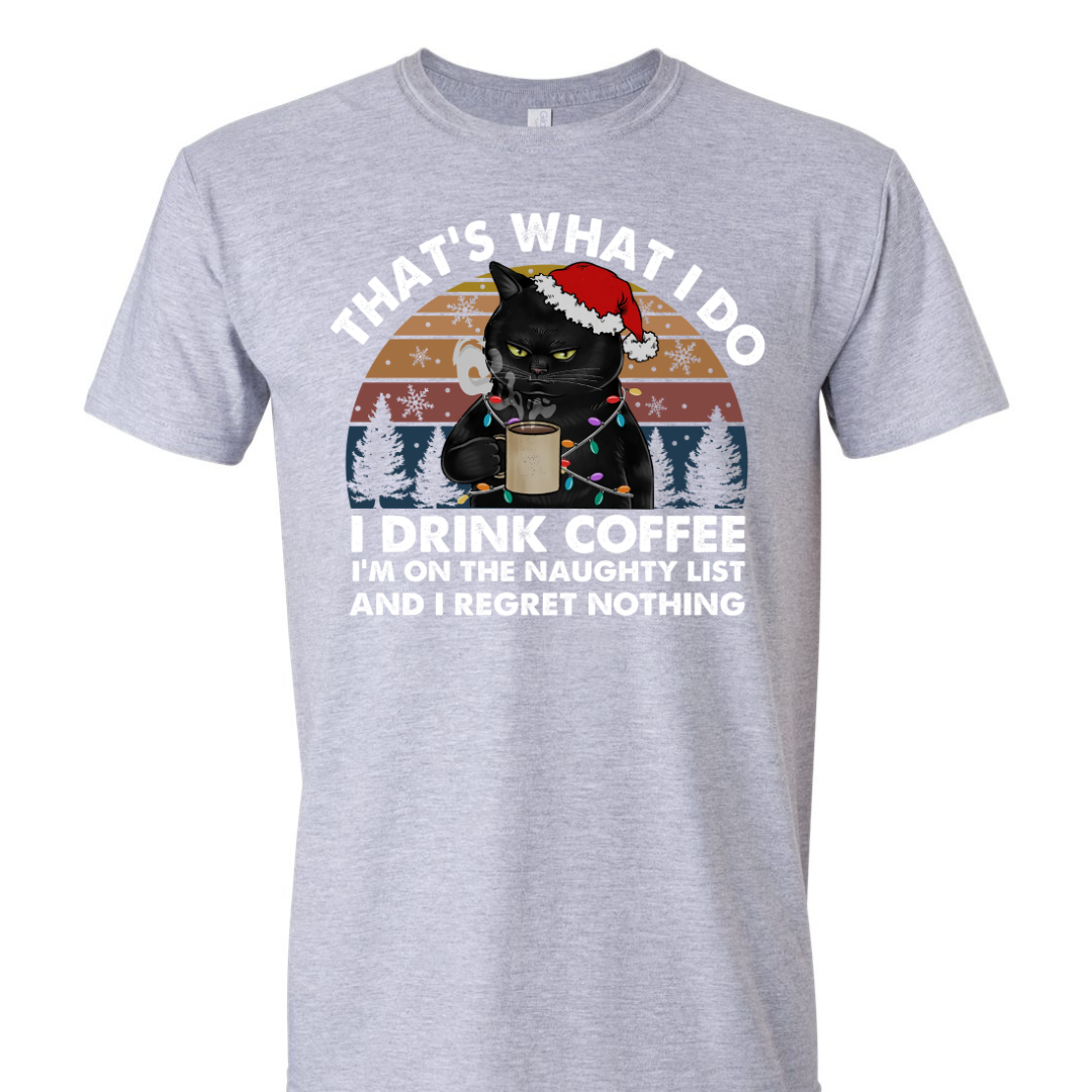 Cyber Monday $10 T-Shirt Special, Cats & Coffee