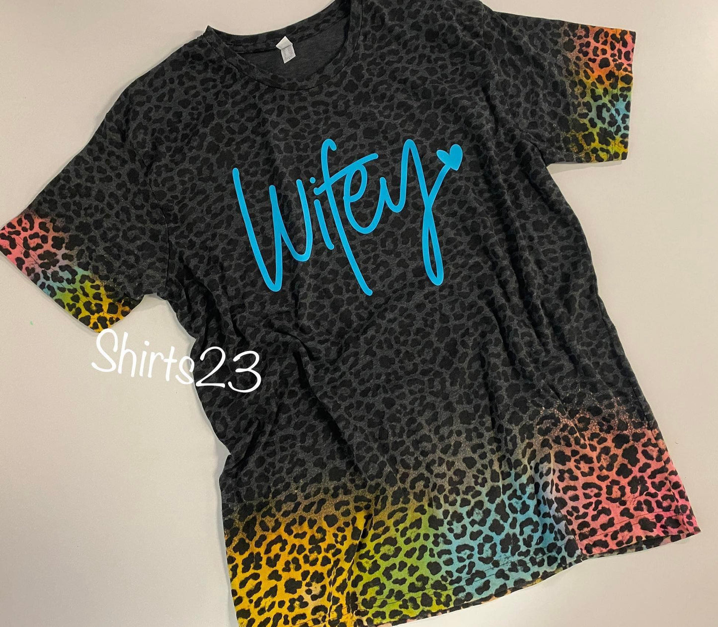 Black Leopard Multi-Color Unisex Shirt- Wifey