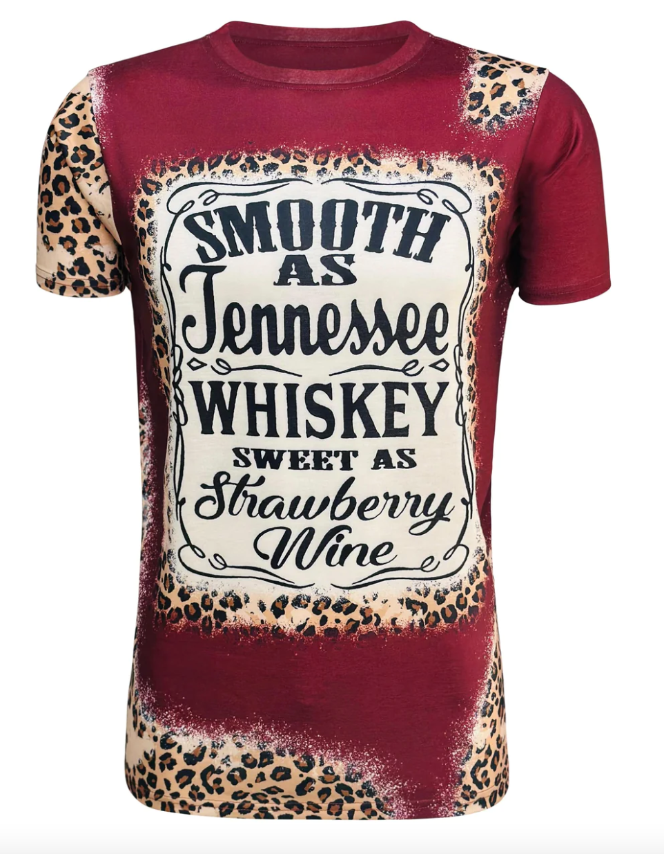 Smooth Like Tennessee Faux Bleached and Sublimated Shirt- Completed Shirt