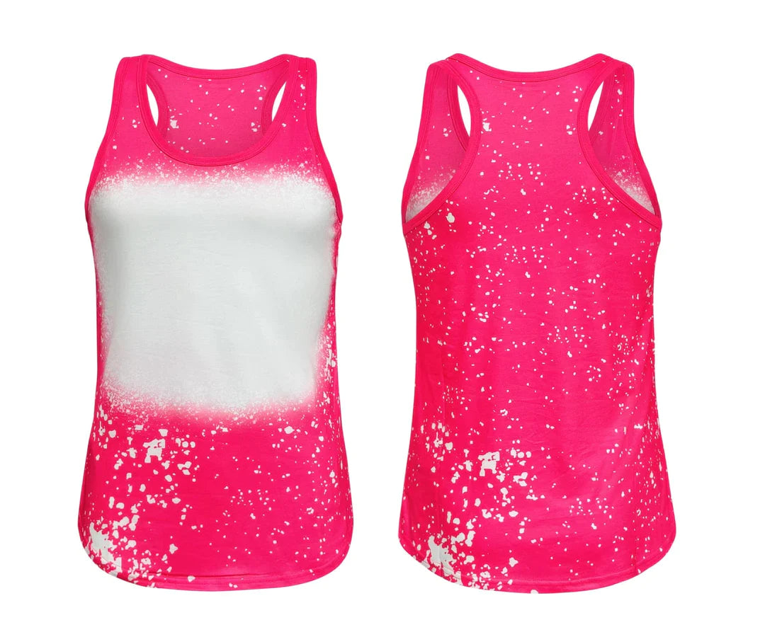YOUTH Faux Bleached Sublimation Tank Tops