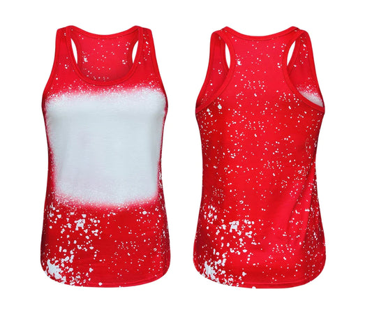 YOUTH Faux Bleached Sublimation Tank Tops