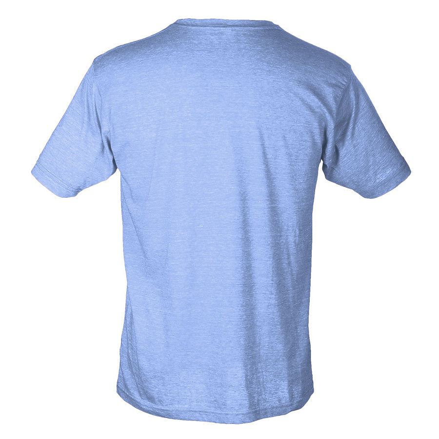 Tultex 241 - Unisex Poly-Rich T-shirt Heather Athletic Blue