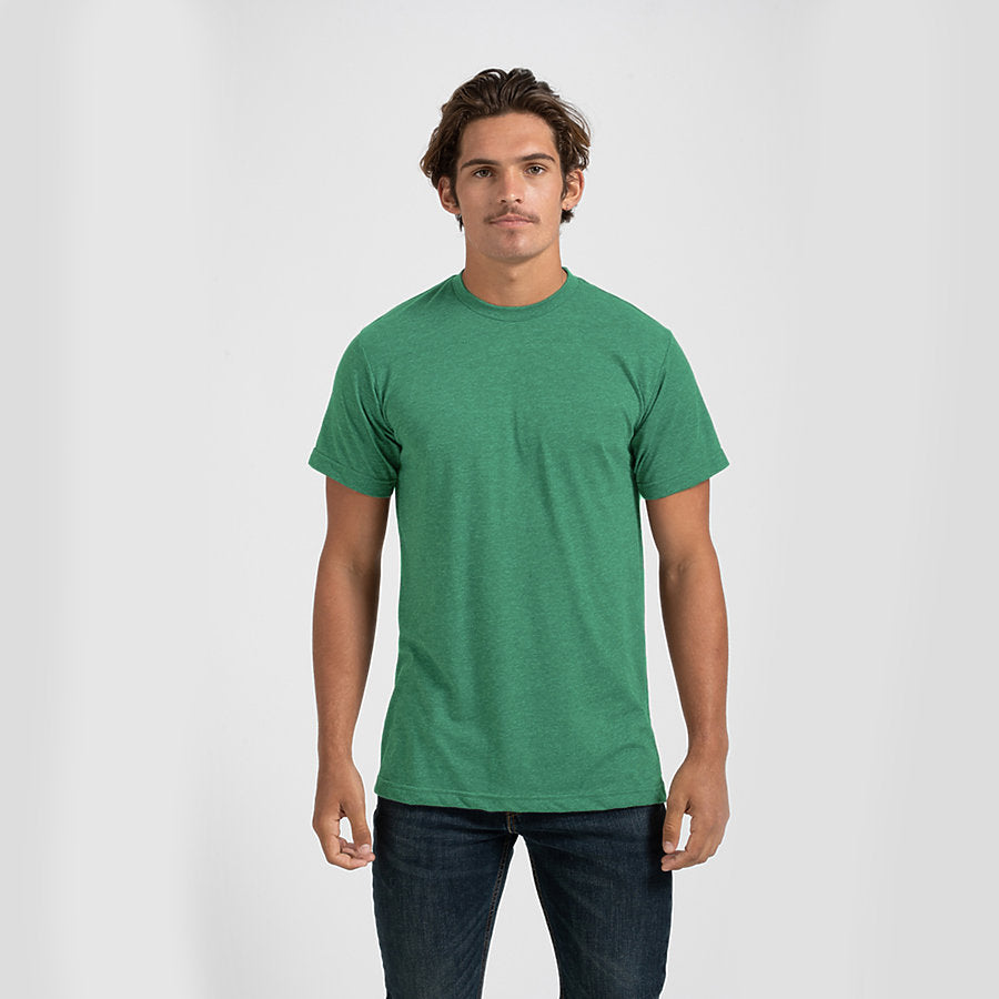 Tultex 241 - Unisex Poly-Rich T-shirt Heather Green