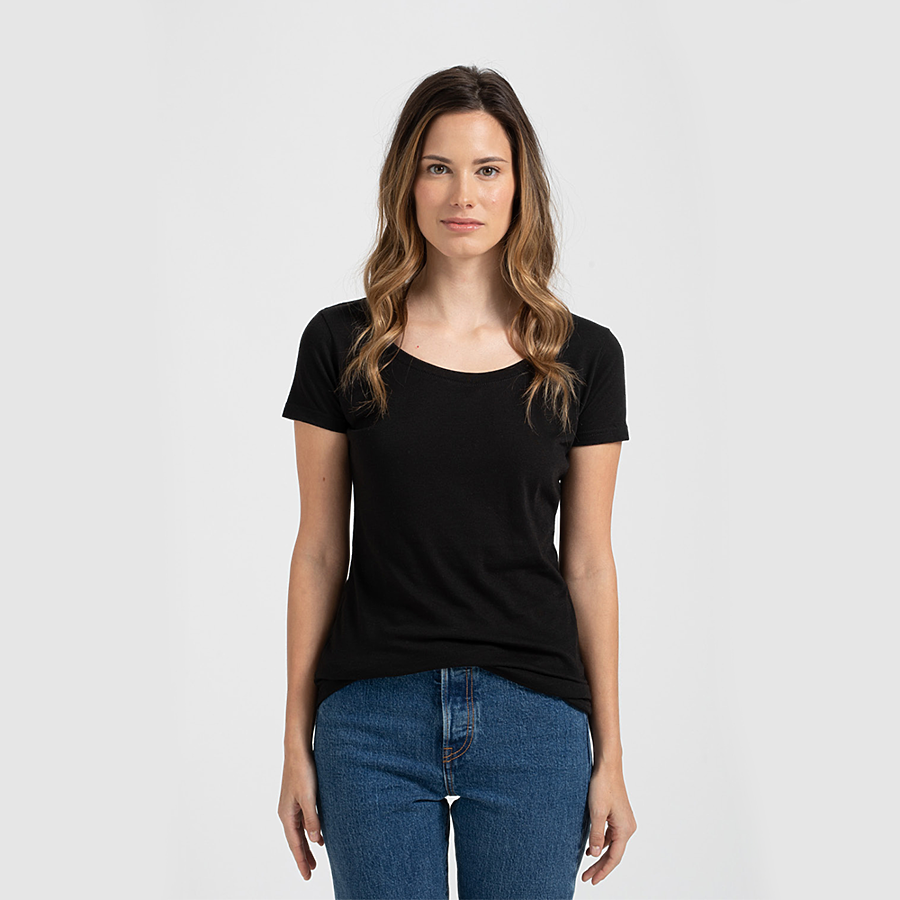 Tultex 243 - Ladies' Poly-Rich Scoop Neck Tee