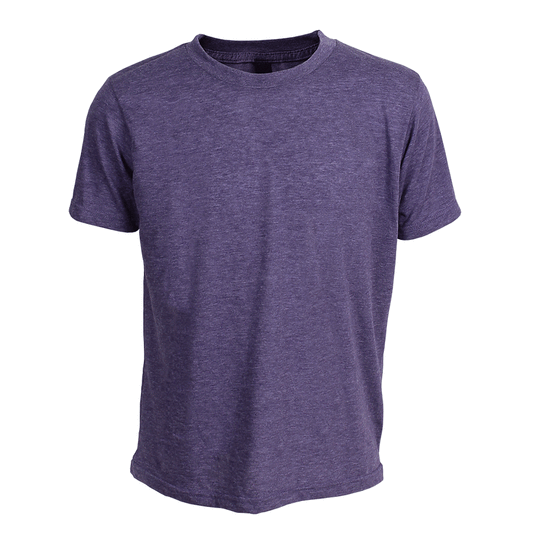 Youth Unisex Poly-Rich Tee Heather Purple