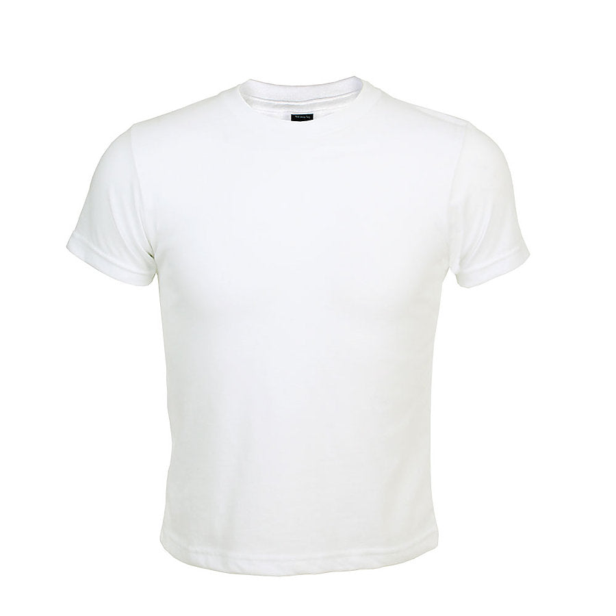 Youth Unisex Poly-Rich Tee White