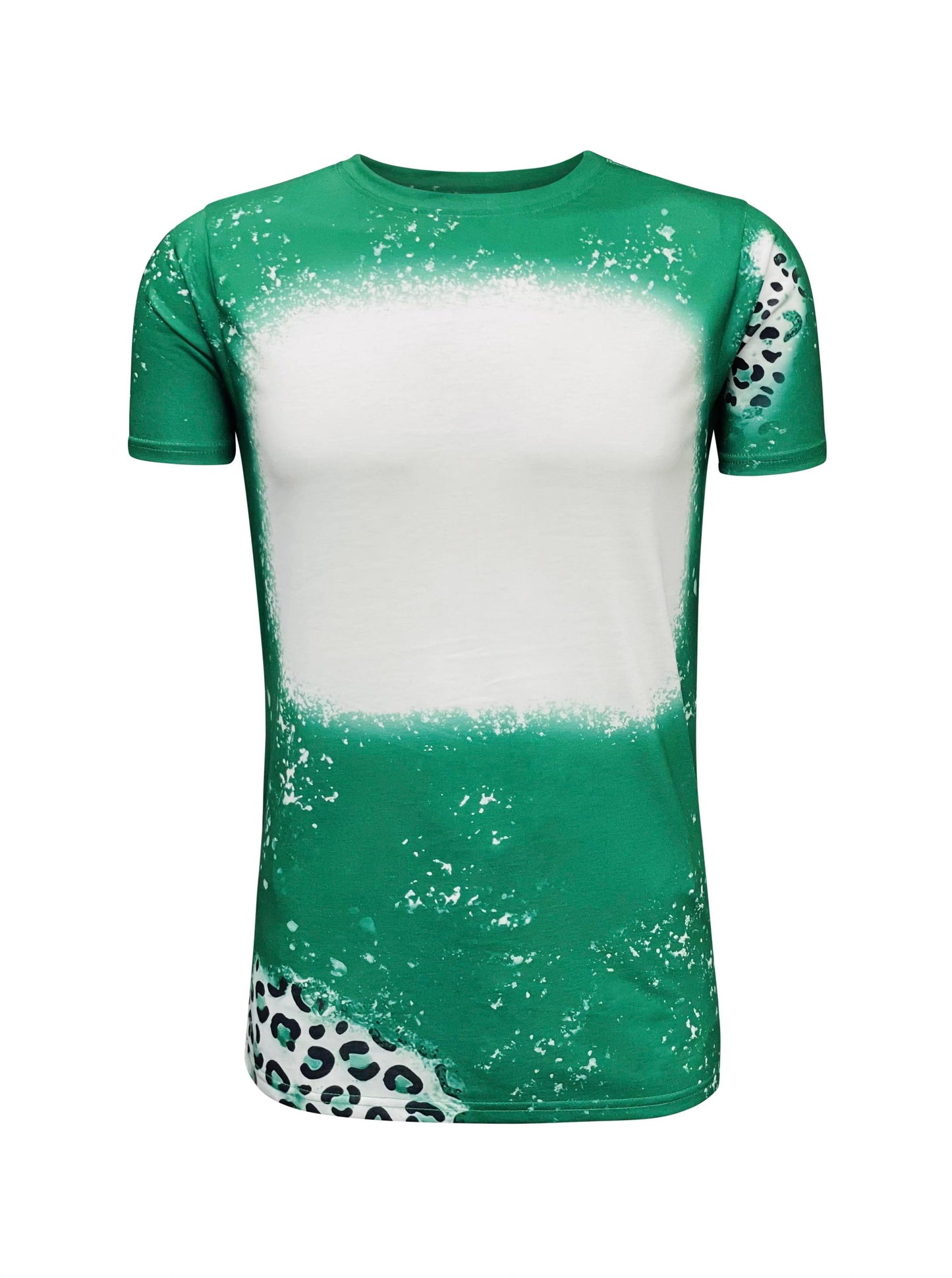 Cheetah Unisex Faux Bleached Shirts, ready for Sublimation or Screen Transfer