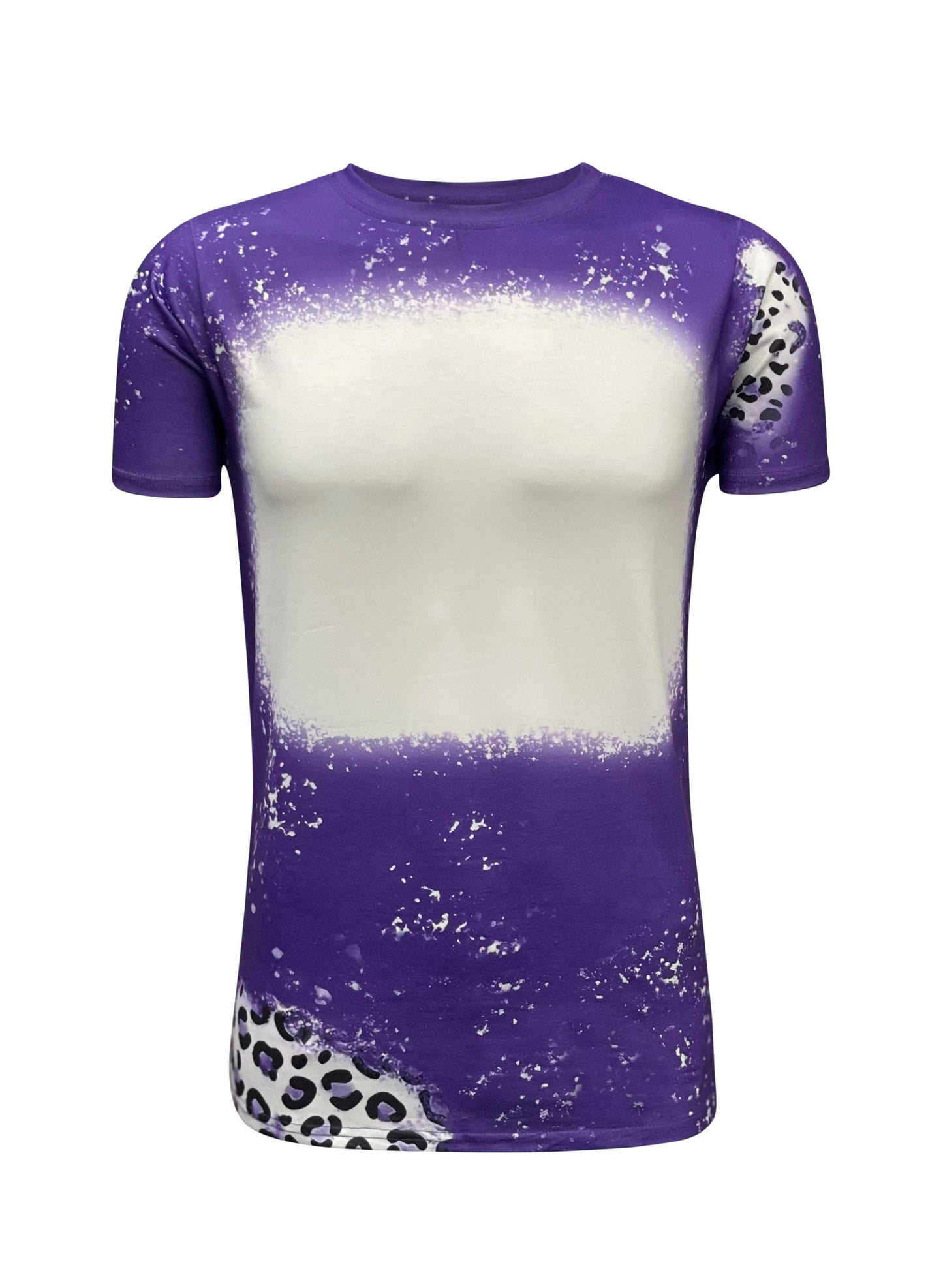 Cheetah Unisex Faux Bleached Shirts, ready for Sublimation or Screen Transfer