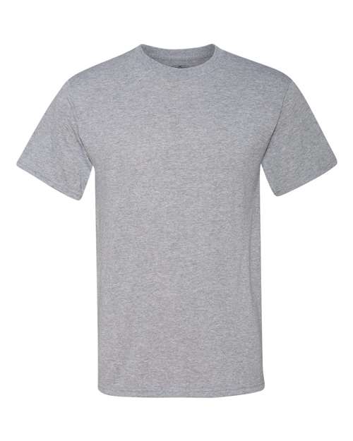 Great sublimation shirt! Heather Grey Jerzee 21Mr feels like cotton but is 100% polyester!