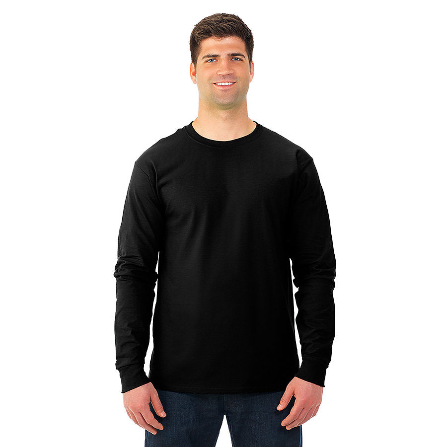Fruit of the Loom 4930 Adult 5 oz. HD Cotton™ Long-Sleeve T‑Shirt