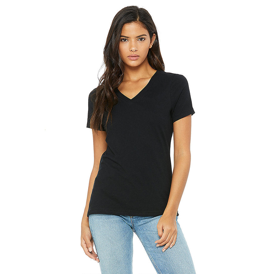 BELLA + CANVAS - Women’s Relaxed Jersey V-Neck Tee - 6405