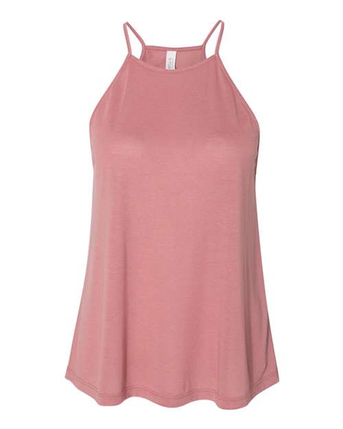 Bella + Canvas Ladies' Flowy High Neck Tank Top (similar to District Rocker Tanks) - 8809