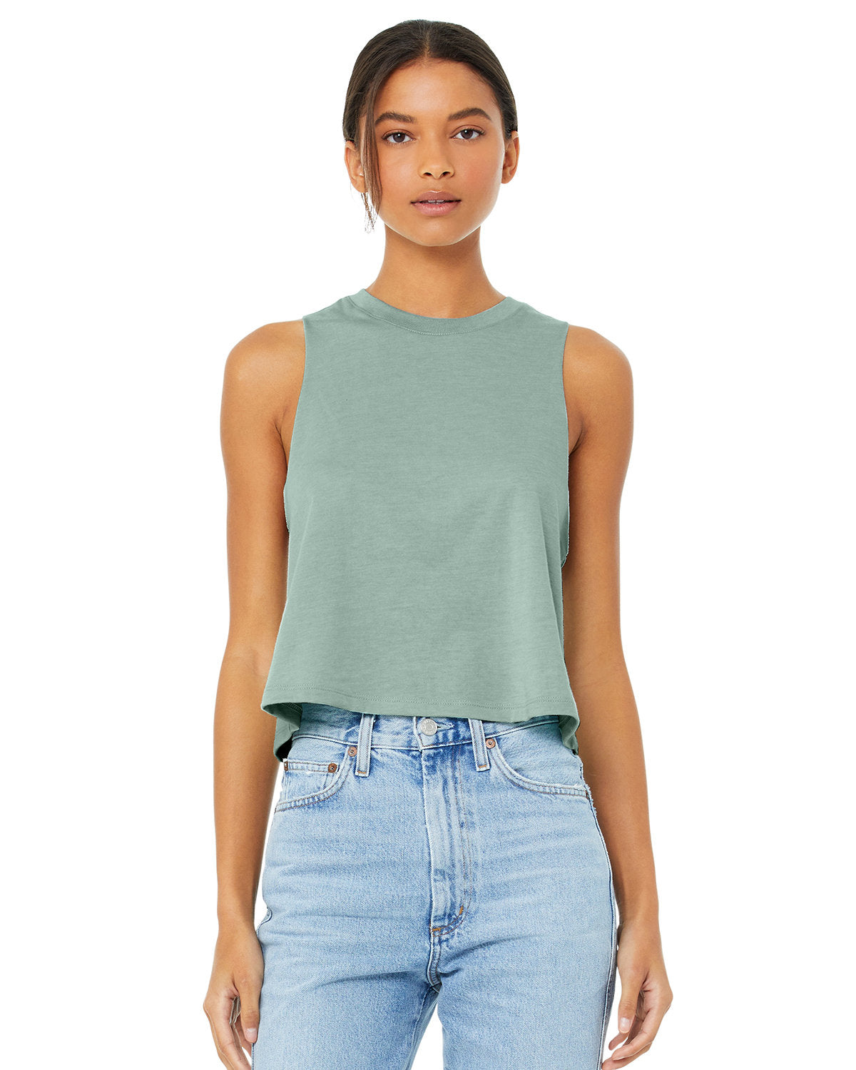 Bella + Canvas Ladies' Racerback Cropped Tank 6682