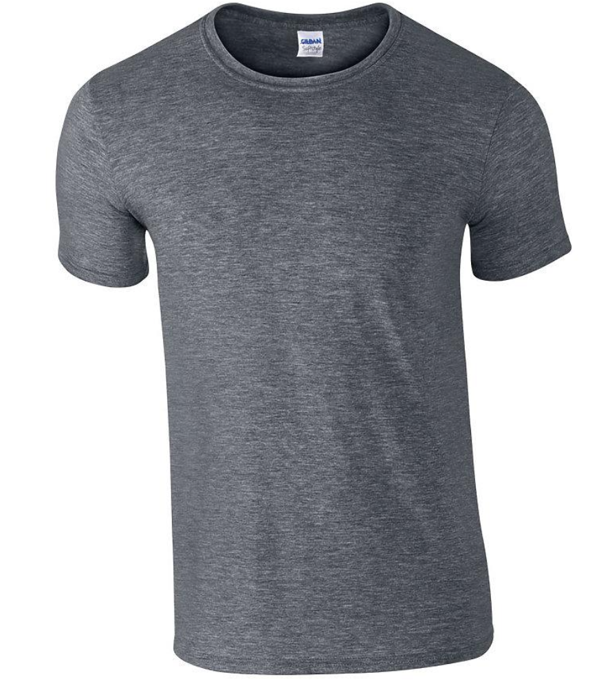 Gildan 64000 - Adult Softstyle® Unisex T-Shirt. Dark Heather