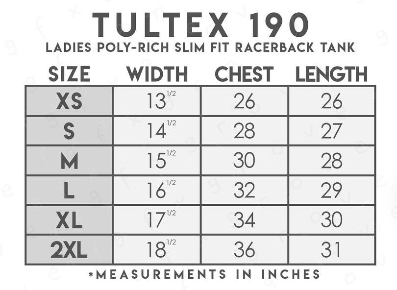 Tultex 190 - Ladies' Slim Fit Poly-Rich Racerback Tank