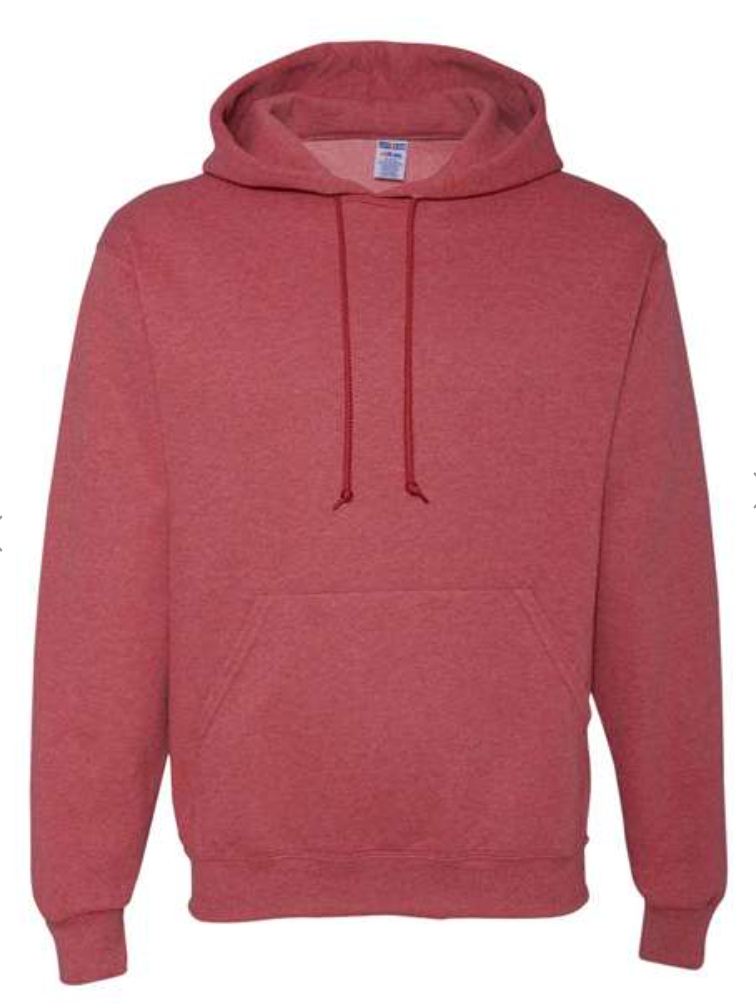 JERZEES - NuBlend® Hooded Sweatshirt Ventage Heather Red