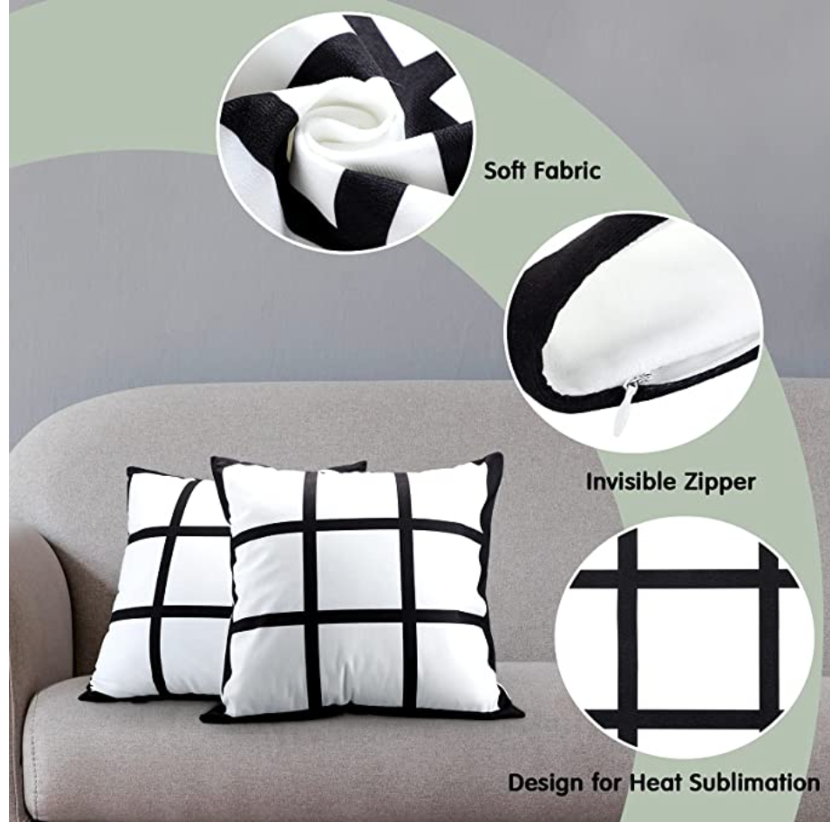 Sublimation 9 Panel Pillow Case – LA² DESIGNS
