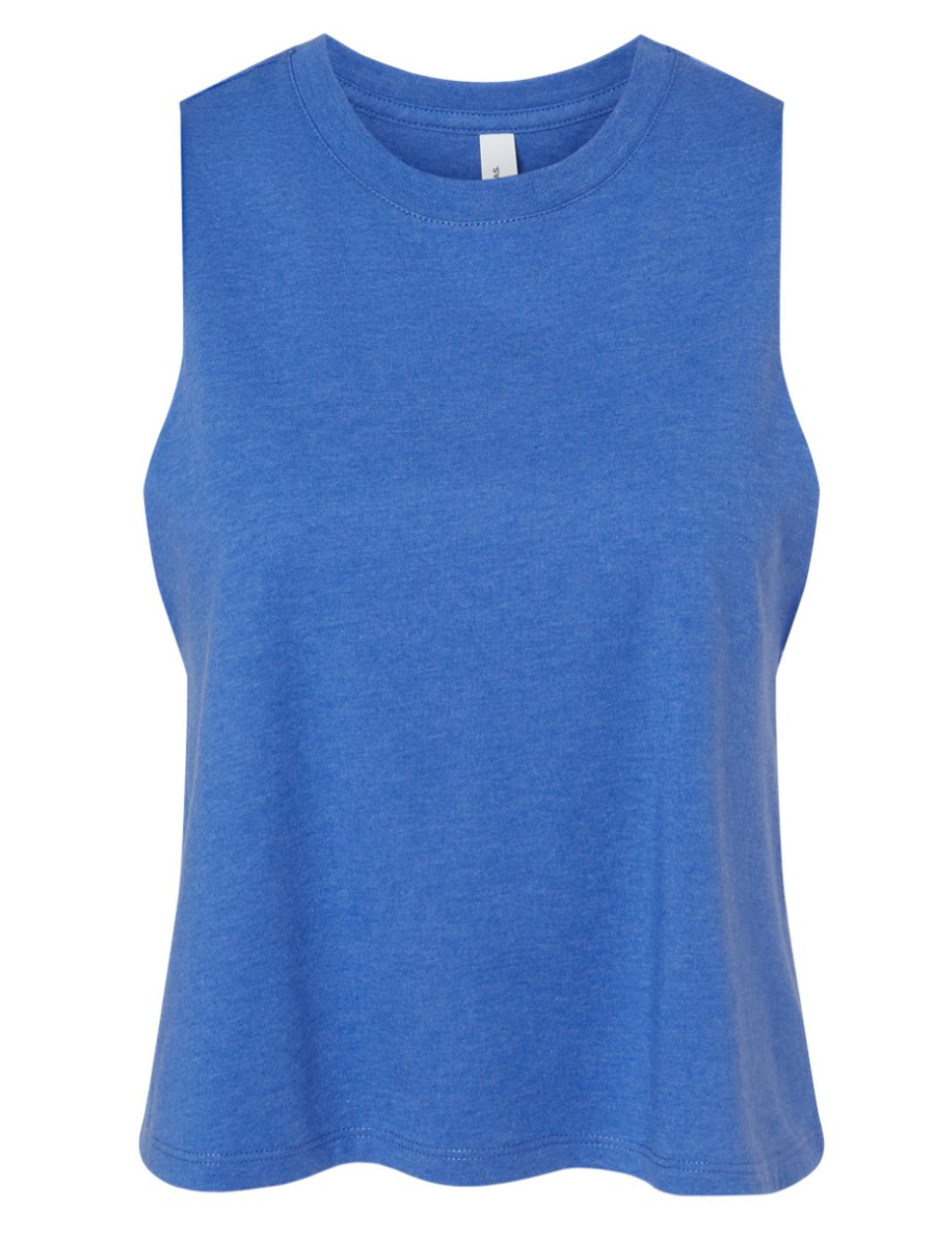 Bella canvas racerback cropped tank cheap