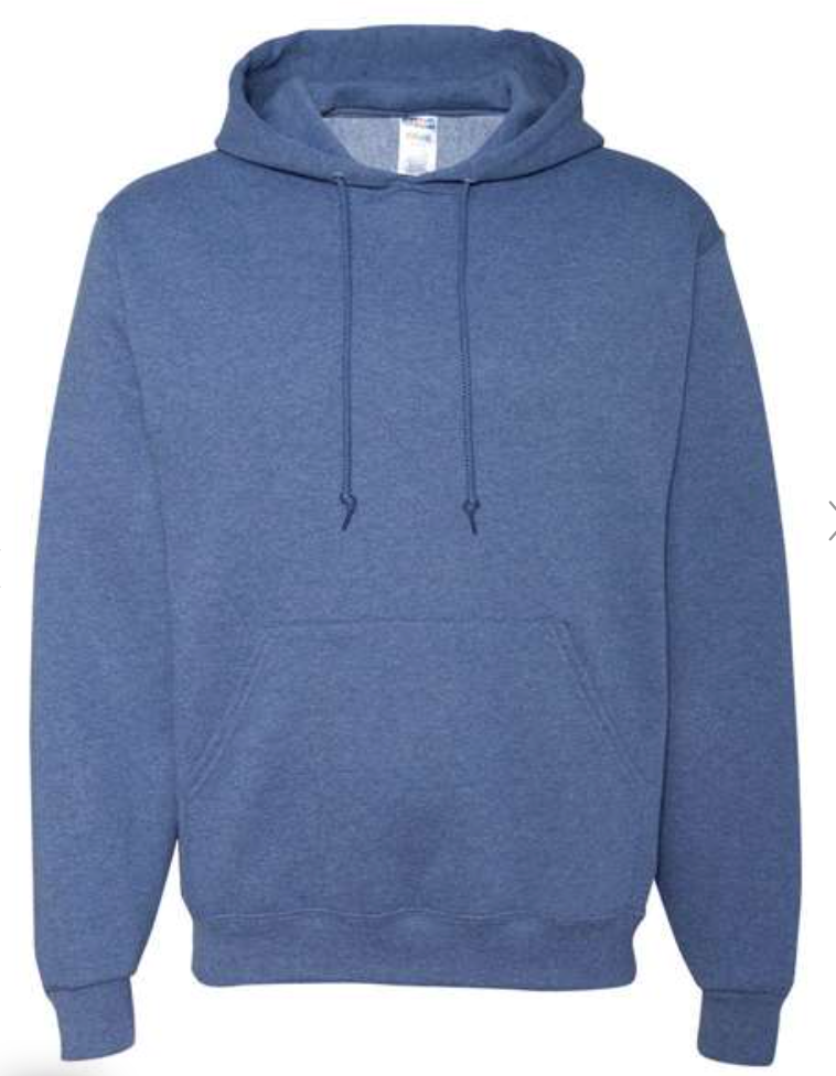 JERZEES - NuBlend® Hooded Sweatshirt Vintage Heather Blue