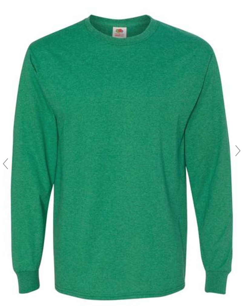 Fruit of the Loom 4930 Adult 5 oz. HD Cotton™ Long-Sleeve T‑Shirt