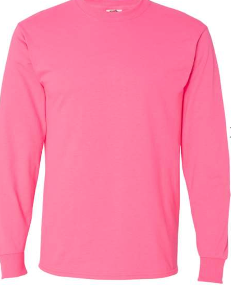 Fruit of the Loom 4930 Adult 5 oz. HD Cotton™ Long-Sleeve T‑Shirt