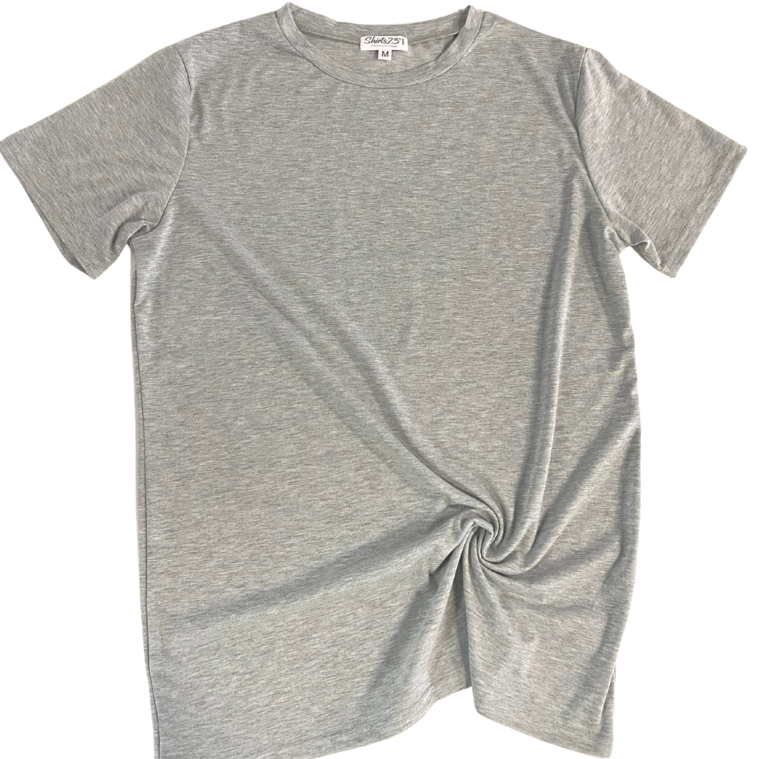 READ DESCRIPTION  2301 by Shirts23 Colored 95% Polyester Unisex Sublimation Shirt- Soft Cotton Feel SALE