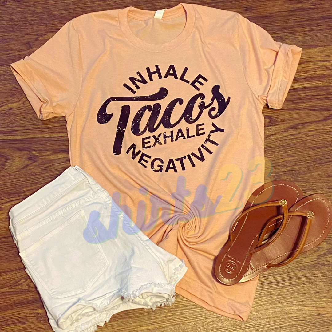 Tacos Custom Unisex Shirt or Slim Fit Tultex Tank Top