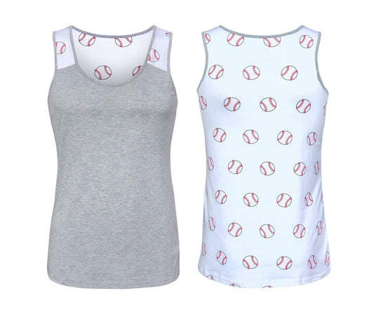 Sublimation High Polyester Baseball Tank Top #2