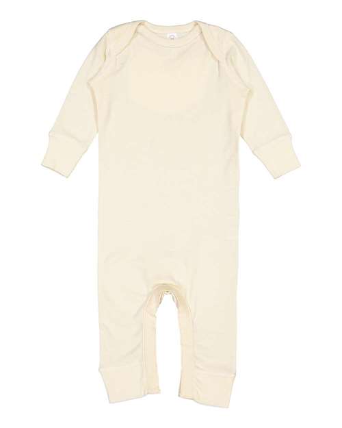 Infant Long-Sleeve Baby Rib Coverall- Baby