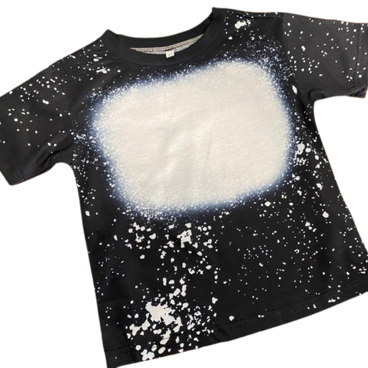 Toddler Unisex Faux Bleached Shirts, ready for Sublimation or Screen Transfer